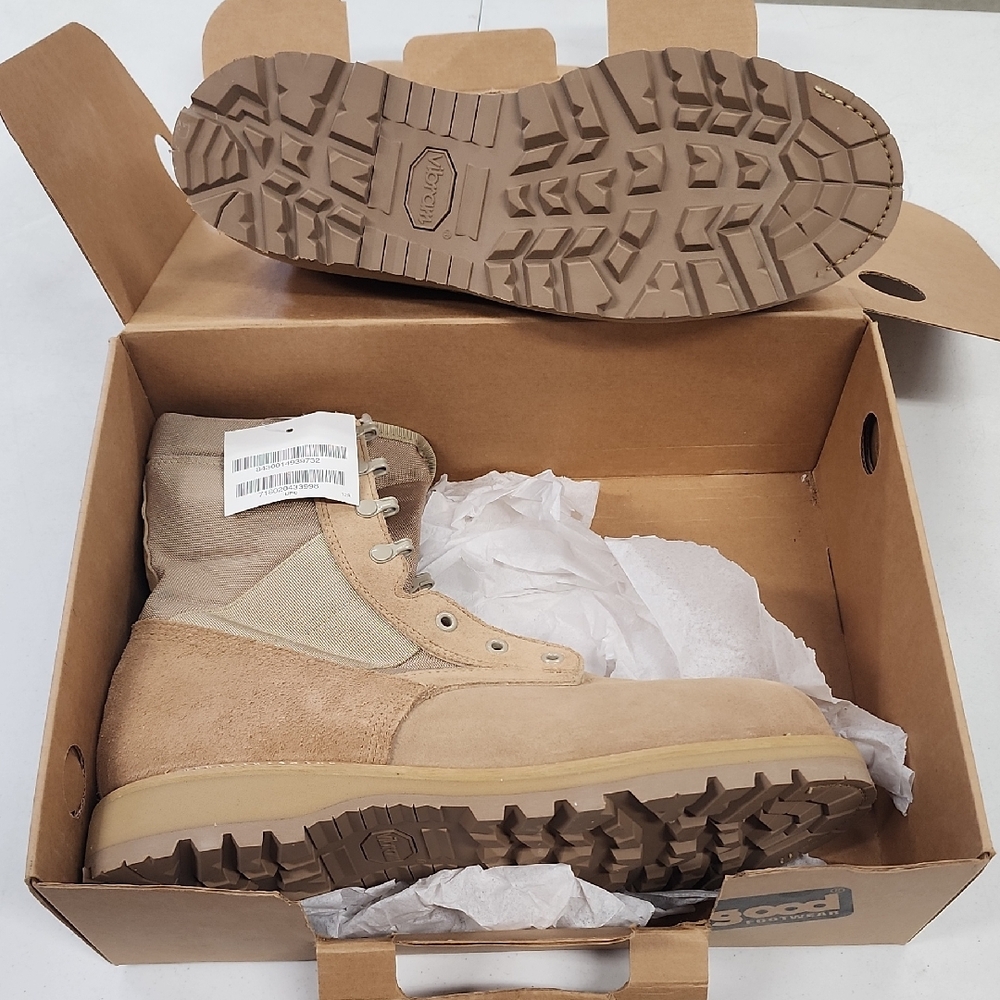 NEW Thorogood Hot Weather Steel Toe Desert Tan Combat Boots 12 R